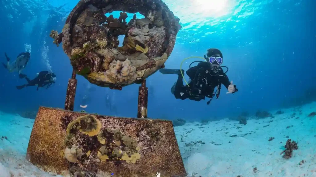Scuba diving at Similan Islands